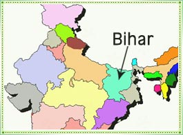 Location of Bihar