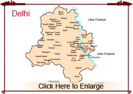 Delhi Map