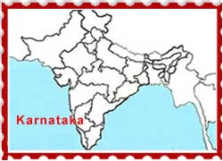 Location of Karnataka