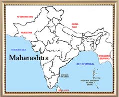 Location of Maharashtra