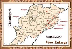 Orissa Map