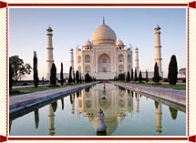 Reflection of Taj