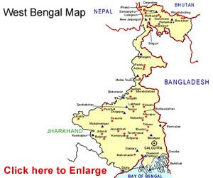West Bengal Map West Bengal India Map West Bengal District Map
