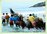Fishermen in Kerala