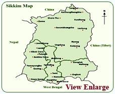 Sikkim Map